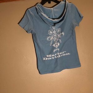 Blue Harley Davidson T-shirt